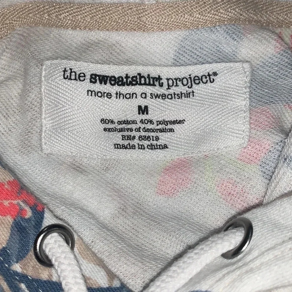 The sweatshirt project more than a sweatshirt hoodie two pice size M - Picture 6 of 6